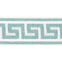 Load image into Gallery viewer, Schumacher Ganton Tape Trim 72396 / Teal