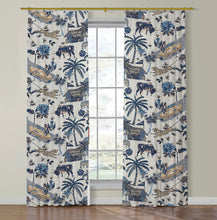 Load image into Gallery viewer, Thibaut Tiger Reserve Side Drapery Panels