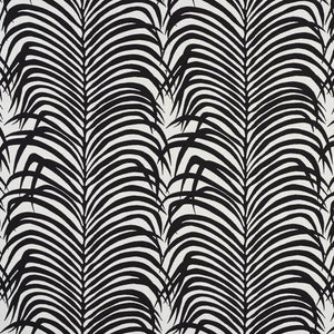 Pair of Custom Made Schumacher Zebra Palm Indoor Outdoor Pillow Covers - Both Sides