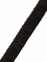 Load image into Gallery viewer, 1.25&quot; Wide Black Upholstery Brush Fringe Trim