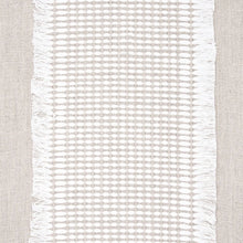 Load image into Gallery viewer, Schumacher Tulum Casement Fabric 73596 / Flax