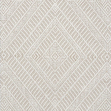 Load image into Gallery viewer, Schumacher Geometric Weave Indoor/Outdoor Fabric 73861 Natural