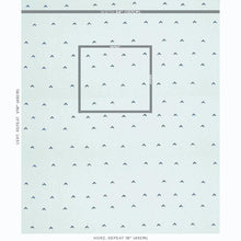 Load image into Gallery viewer, Schumacher Overlapping Triangles Fabric 74021 / Navy &amp; White