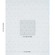 Load image into Gallery viewer, Schumacher Overlapping Triangles Fabric 74022 / Navy And White On Sky