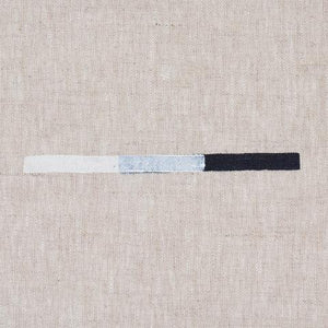 Schumacher Overlapping Dashes Fabric 74031 / Navy