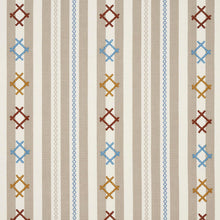 Load image into Gallery viewer, Schumacher Rhodes Stripe Fabric 74463 / Neutral