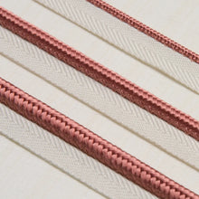 Load image into Gallery viewer, Schumacher Gustave Silk Lip Cord Medium Trim 74559 / Coral