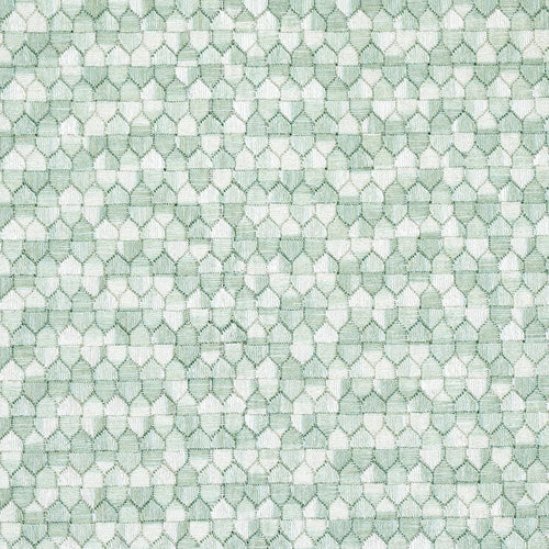 SCHUMACHER IVINS EMBROIDERY FABRIC 75122 / MINERAL