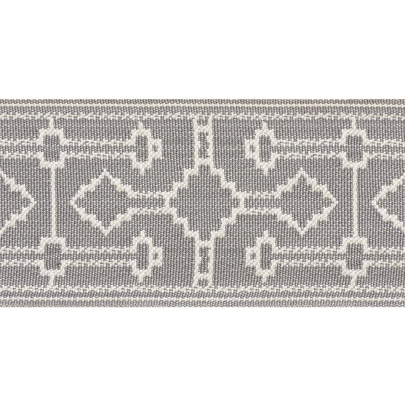 Schumacher Filbert Tape Trim 75282 / Grey