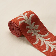 Load image into Gallery viewer, Schumacher Acanthus Tape Trim 75449 / Terracotta