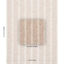 Load image into Gallery viewer, Schumacher Creeping Fern Fabric 75455 / Biscuit