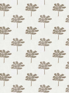 Cotton Cream Gold Black Botanical Tropical Palm Tree Upholstery Drapery Fabric FB