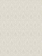 Load image into Gallery viewer, Cream Beige Ikat Upholstery Drapery Fabric FB