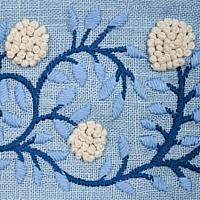 Load image into Gallery viewer, Schumacher Ashoka Tape Trim 76294 / Ivory &amp; Blue