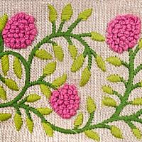 Load image into Gallery viewer, Schumacher Ashoka Tape Trim 76295 / Orchid &amp; Green