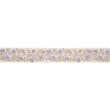 Load image into Gallery viewer, Schumacher Ashoka Tape Trim 76297/ Lilac &amp; Cream