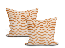 Load image into Gallery viewer, Schumacher Sabi Tiger Velvet Pillow Cover