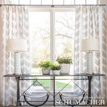 Load image into Gallery viewer, Schumacher Adia Sheer Fabric 76501 Quartz