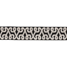 Load image into Gallery viewer, Schumacher Freeform Embroidered Tape Trim 76733 / Black