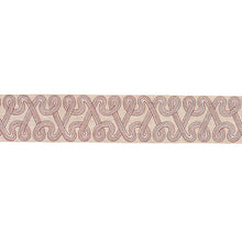 Load image into Gallery viewer, Schumacher Freeform Embroidered Tape Trim 76734 / Clay