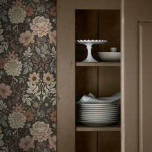 Load image into Gallery viewer, Schumacher Dahlia Garden Wallpaper 7689 / Brown