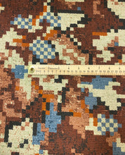 Load image into Gallery viewer, Diego Spice Larsen Burgundy Red Black Teal Yellow Kilim Upholstery Fabric STA 5184
