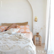 Load image into Gallery viewer, Schumacher Manta Performance Fabric 77440 / Pink &amp; Orange