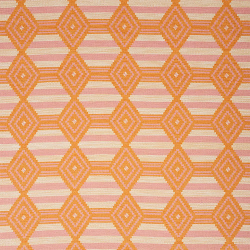 Schumacher Manta Performance Fabric 77440 / Pink & Orange