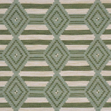 Load image into Gallery viewer, Schumacher Manta Performance Fabric 77445 / Green &amp; Mineral