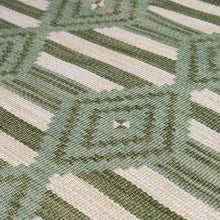 Load image into Gallery viewer, Schumacher Manta Performance Fabric 77445 / Green &amp; Mineral