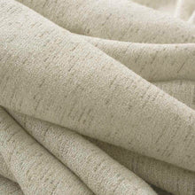 Load image into Gallery viewer, 124” Wide Semi Sheer Cream Grey Textured Drapery Fabric FB
