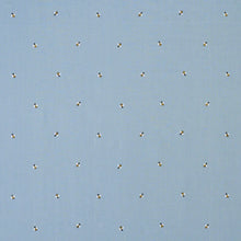 Load image into Gallery viewer, Schumacher Honey Bee Embroidery Fabric 78421 Sky