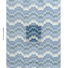 Load image into Gallery viewer, SCHUMACHER BEZIQUE FLAMESTITCH VELVET FABRIC 78792 / LAPIS