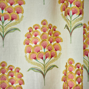 Schumacher Aurelia Embroidery Fabric 78812 / Natural