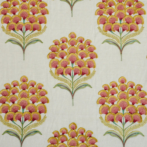 Schumacher Aurelia Embroidery Fabric 78812 / Natural