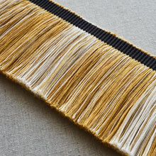 Load image into Gallery viewer, Schumacher Calcada Fringe Trim 78985 / Maize