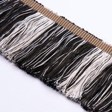 Load image into Gallery viewer, Schumacher Calcada Fringe Trim 78987 / Carbon