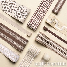 Load image into Gallery viewer, Schumacher Lubeck Tape Trim 79115 / Brown