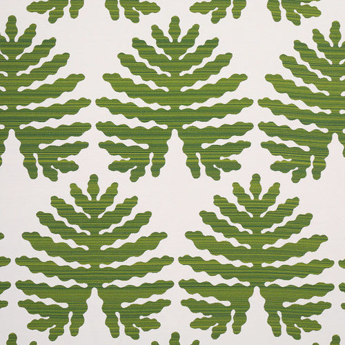 Schumacher Palma Sola Indoor/Outdoor Fabric 79181 / Green