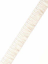 Load image into Gallery viewer, 1.25" Wide Porcelain Off White Upholstery Brush Fringe Trim