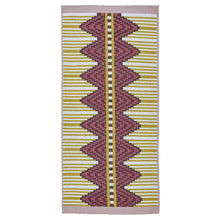 Load image into Gallery viewer, SCHUMACHER MIXCO HAND WOVEN BROCADE FABRIC 79271 DEWBERRY