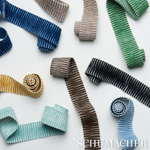 Schumacher Pierce Tape Indoor/Outdoor Trim 79416 / Maize