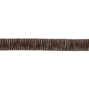Schumacher Pierce Tape Indoor/Outdoor Trim 79418 / Brown