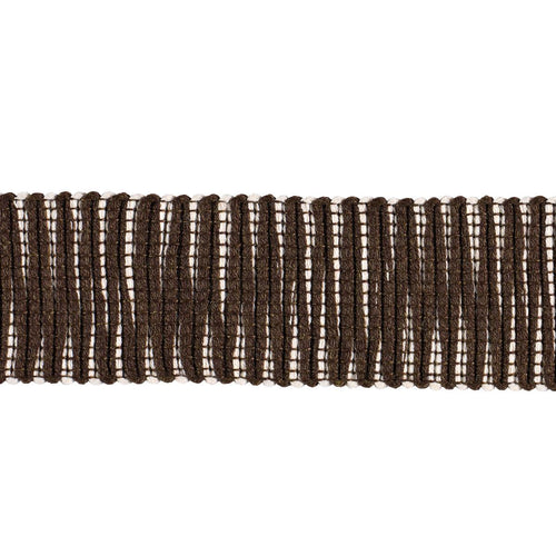 Schumacher Pierce Tape Indoor/Outdoor Trim 79418 / Brown