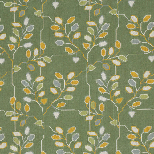Schumacher Tumble Weed Épinglé Fabric 79514 / Meadow Green