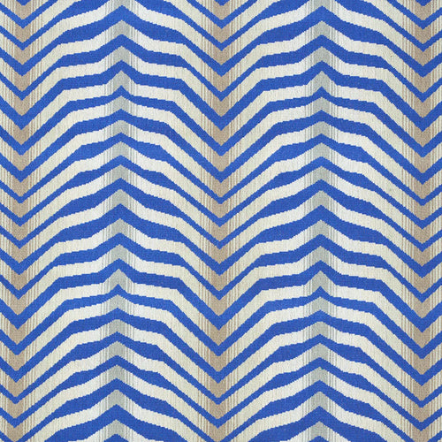 Schumacher Arcure Épinglé Fabric 79520 / Cobalt
