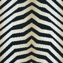 Load image into Gallery viewer, Schumacher Arcure Épinglé Fabric 79521 / Zebra Black
