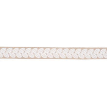 Load image into Gallery viewer, Schumacher Berkeley Tape Narrow Trim 79914 / Ivory On Natural