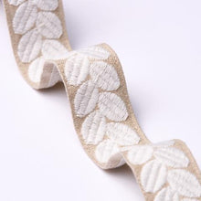 Load image into Gallery viewer, Schumacher Berkeley Tape Narrow Trim 79914 / Ivory On Natural