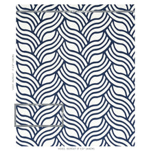 Load image into Gallery viewer, Schumacher Sangomar Appliqué Fabric 79951 Navy